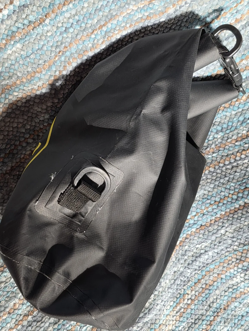 Body Glove Black Dry Bag with Yellow Logo